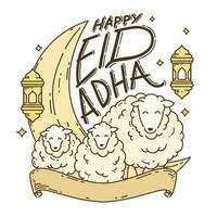 eid adha hintergrund vektor