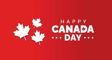 glücklich Kanada Tag Hintergrund oder Banner Design Vorlage gefeiert im 1 Juli. Kanada Unabhängigkeit Tag Hintergrund. vektor