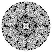 Mandala-Design-Vorlage vektor