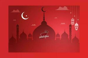 eid mubarak- eid mubarak social media posta - islamic design - eid bakgrund - eid ul adha, eid al Adha design vektor