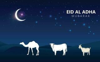 eid mubarak- eid mubarak social media posta - islamic design - eid bakgrund - eid ul adha, eid al Adha design vektor