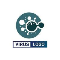 Virus-Corona-Virus-Vektor und Maskendesign-Logo viraler Vektor und Designsymbol