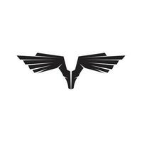 Falcon Wings Logo Vorlage Vektor Icon Logo Design App