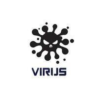 virus corona virus vektor och mask design logo viral vektor och design ikon symbol