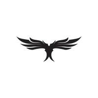 Falcon Wings Logo Vorlage Vektor Icon Logo Design App