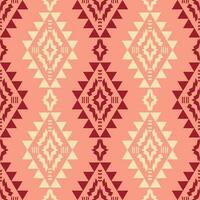 sydväst stam- geometrisk mönster. aztec navajo geometrisk sömlös mönster färgrik årgång stil. etnisk sydväst mönster använda sig av för tyg, textil, Hem dekoration element, klädsel, slå in. vektor