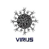 virus corona virus vektor och mask design logo viral vektor och design ikon symbol