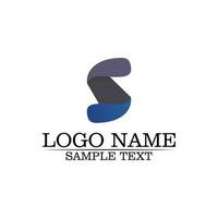 affärs företags brev s logo design vektor design