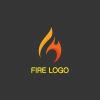 Feuerlogo und -ikone, heißes flammendes Elementvektorflammenillustrationsdesignenergie, warm, Warnung, Kochzeichen, Logo, Symbol, Licht, Kraftwärme power vektor