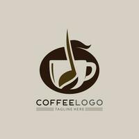 Kaffeetasse-Logo-Vorlage vektor