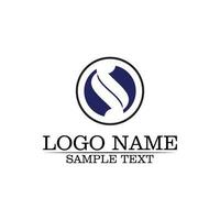 affärs företags brev s logo design vektor