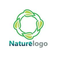 Blatt-Logo-Design-Vektor für Natursymbol-Vorlage editierbar, grünes Blatt-Logo-Ökologie-Naturelement-Vektorsymbol. vektor