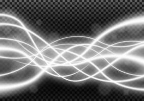 futuristisch Licht Linie glühend Hintergrund, Vektor Illustration