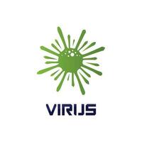 virus corona virus vektor och mask design logo viral vektor och design ikon symbol