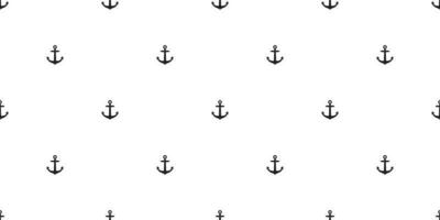 Anker nahtlos Muster Vektor Boot maritim nautisch Helm Meer Ozean isoliert Hintergrund