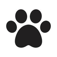 Hund Pfote Vektor Fußabdruck Symbol Logo Französisch Bulldogge Katze Hündchen Karikatur Symbol Zeichen Illustration Gekritzel