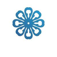 Wellen Strand Logo und blaue Symbole Vorlage Symbole App vektor
