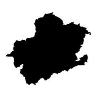 Kreis von Montgomeryshire Karte, Kreis von Wales. Vektor Illustration.
