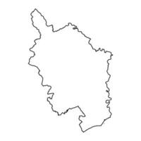 Kreis von Monmouth Karte, Kreis von Wales. Vektor Illustration.