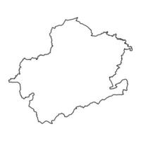 distrikt av montgomeryshire Karta, distrikt av Wales. vektor illustration.