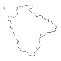 Devon Karte, administrative Bezirk von England. Vektor Illustration.