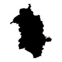 glyndwr Karta, distrikt av Wales. vektor illustration.