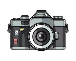 Antiquität Ausrüstung Fotografie Kamera Symbol isoliert vektor