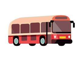 Tour Bus Geschwindigkeiten auf Reise, Tragen Passagiere Symbol isoliert vektor