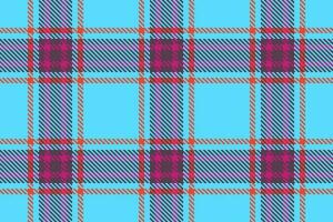 Hintergrund Plaid Stoff von prüfen Muster Tartan mit ein Textur Textil- Vektor nahtlos.