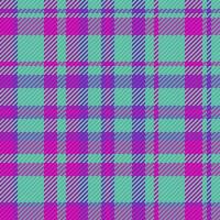 Tartan Textil- Vektor von Textur nahtlos Plaid mit ein Hintergrund Muster prüfen Stoff.