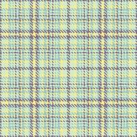 Stoff prüfen Tartan von Textil- Vektor nahtlos mit ein Plaid Textur Hintergrund Muster.