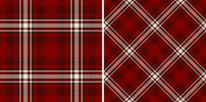 Hintergrund Plaid Textur von prüfen Stoff nahtlos mit ein Vektor Tartan Muster Textil.