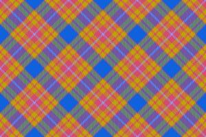 Stoff Vektor Tartan von Textur nahtlos Plaid mit ein Hintergrund Muster Textil- überprüfen.