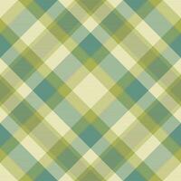 Hintergrund Textil- Plaid von nahtlos Muster Stoff mit ein Tartan Vektor Textur überprüfen.