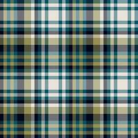 nahtlos prüfen Stoff von Hintergrund Textur Tartan mit ein Textil- Plaid Muster Vektor. vektor