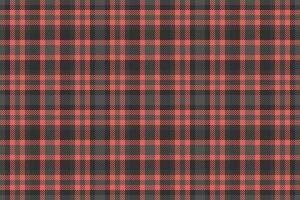 Stoff nahtlos prüfen von Hintergrund Plaid Textur mit ein Textil- Tartan Muster Vektor. vektor