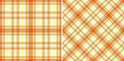 Plaid Muster Vektor von Textur prüfen Stoff mit ein Textil- nahtlos Tartan Hintergrund.