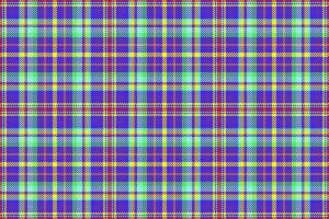 Tartan Plaid Stoff. nahtlos Textil- Textur. Muster prüfen Hintergrund Vektor. vektor