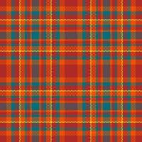 Plaid Textur prüfen von Vektor Muster nahtlos mit ein Hintergrund Tartan Stoff Textil.