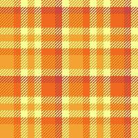 nahtlos Hintergrund Muster von prüfen Vektor Tartan mit ein Plaid Stoff Textil- Textur.