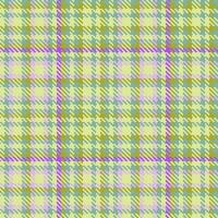 Vektor Hintergrund Textil- von nahtlos Textur Muster mit ein Tartan Plaid Stoff überprüfen.