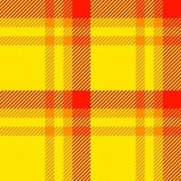 Stoff Muster Plaid von Hintergrund prüfen Textur mit ein Textil- Tartan nahtlos Vektor. vektor