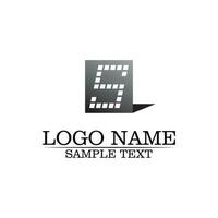 Logo-Designvektor des Geschäftsunternehmensbriefs vektor