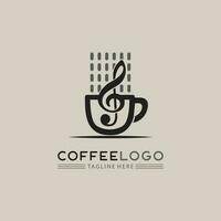 Kaffeetasse-Logo-Vorlage vektor