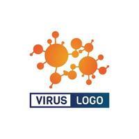 Virus-Corona-Virus-Vektor und Maskendesign-Logo viraler Vektor und Designsymbol