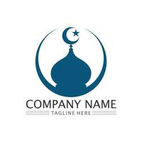 islamic ikon och Ramadhan logotyp design vektor grafisk tecken