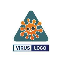 virus corona virus vektor och mask design logo viral vektor och design ikon symbol