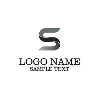 affärs företags brev s logo design vektor