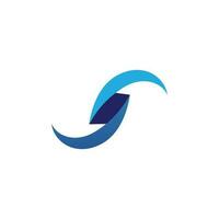 vågor blå strand logotyp och symboler mall ikoner app vektor