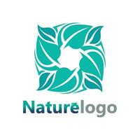 Blatt-Logo-Design-Vektor für Natursymbol-Vorlage editierbar, grünes Blatt-Logo-Ökologie-Naturelement-Vektorsymbol. vektor